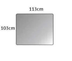 A-Meubel Amersfoort Pouffe 113x103cm