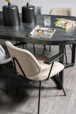 A-Meubel Armstoel Lynn - Beige Fletcher - 95572