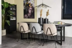 A-Meubel Armstoel Lynn - Grey Fletcher - 95571