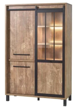 A-Meubel Barkast Alphen Oranje Teakhout