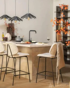 A-Meubel Barstoel Jon - Taupe Maywood - 95994