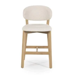 A-Meubel Barstoel Mikky Naturel - Beige Moon - 96256