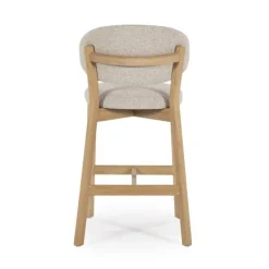 A-Meubel Barstoel Mikky Naturel - Taupe Moon - 96257