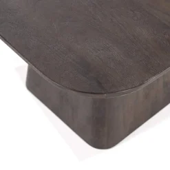 A-Meubel Bijzettafel Aron Vierkant - Bruin - 95765