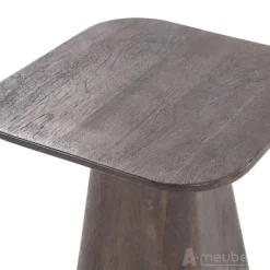 A-Meubel Bijzettafel Aron Vierkant - Bruin - 95763