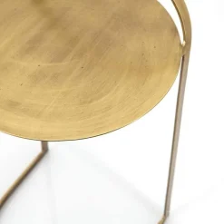 A-Meubel Bijzettafel Garcon 35cm - Goud - 191640