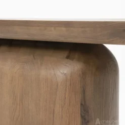 A-Meubel Bijzettafel Leon - 200cm - Bruin - 96207