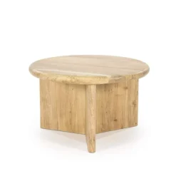 A-Meubel Bijzettafel Leoti Medium - Naturel - 240109