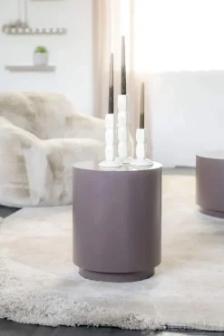 A-Meubel Bijzettafel Mesita - Dark Taupe - 240153