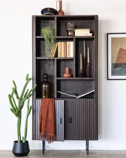 A-Meubel Boekenkast Remi - Bruin - 95732