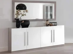 A-Meubel Dressoir Groot Giethoorn Marmer Wit
