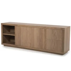 A-Meubel Dressoir Helsinki - 200cm - Lightbruin - 96271