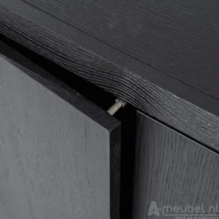 A-Meubel Dressoir Helsinki - 200cm - Zwart - 95722