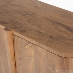 A-Meubel Dressoir Julian 4-deurs - Bruin - 95909