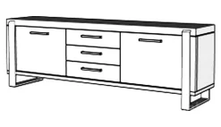 A-Meubel Dressoir Klein Udenhout