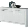 A-Meubel Dressoir Marknesse 3 Deurs Wit
