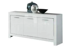 A-Meubel Dressoir Marknesse 3 Deurs Wit