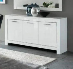 A-Meubel Dressoir Marknesse 3 Deurs Wit