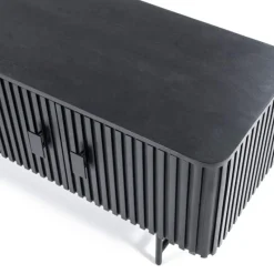 A-Meubel Dressoir Remi 4-deurs - Zwart- 95663