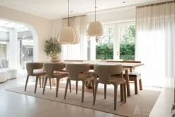 A-Meubel Eetkamerstoel Dave - Taupe Porto - 96101