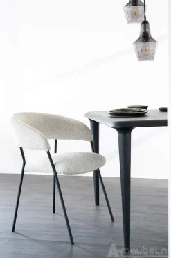 A-Meubel Eetkamerstoel Luka - Taupe Copenhagen - 95790