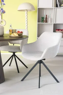 A-Meubel Eetkamerstoel Mamé - Beige Houston - 95840