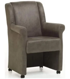 A-Meubel Eetkamerstoel Mandy met wielen