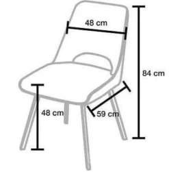 A-Meubel Eetkamerstoel Mars