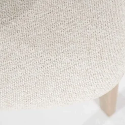 A-Meubel Eetkamerstoel Mikky Naturel hout - Beige Moon - 96174