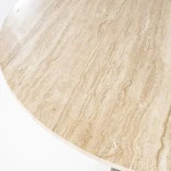 A-Meubel Eettafel Aikin - 130cm - Beige/Bruin - 95811