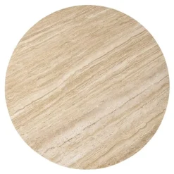 A-Meubel Eettafel Aikin - 130cm - Beige/Bruin - 95811