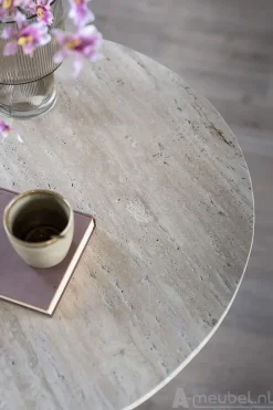 A-Meubel Eettafel Aime - 70cm - Beige - 95740