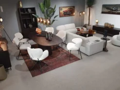 A-Meubel Eettafel Aron ovaal 300x110 - Bruin - 95672