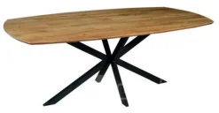 A-Meubel Eettafel Deens Ovaal Naturel