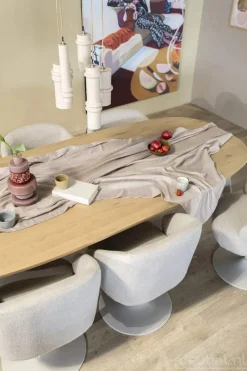 A-Meubel Eettafel Dion - 260cm - Naturel - 96235