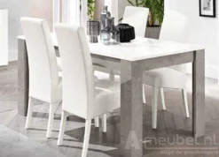 A-Meubel Eettafel Giethoorn Marmer Wit