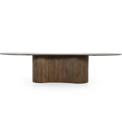 A-Meubel Eettafel Jordy - 300cm - Bruin - 96155