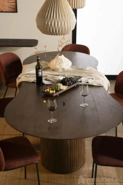 A-Meubel Eettafel Jordy - 250cm - Bruin - 96154