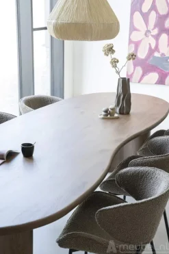 A-Meubel Eettafel Josh - 250cm - Bruin - 96203