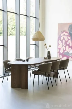 A-Meubel Eettafel Josh - 300cm - Bruin - 96205