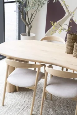 A-Meubel Eettafel Josh - 300cm - Naturel - 96204