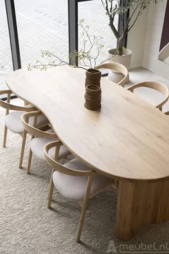 A-Meubel Eettafel Josh - 250cm - Naturel - 96202