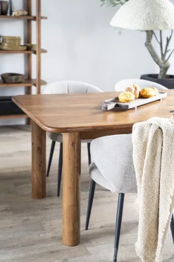 A-Meubel Eettafel Julian - 170cm - Bruin - 95913