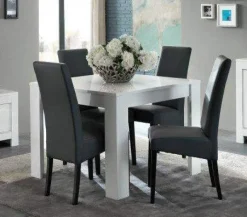 A-Meubel Eettafel Marknesse Vierkant 100x100cm Wit