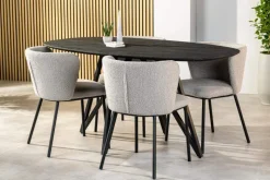 A-Meubel Eettafel Mira Zwart Klein