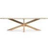 A-Meubel Eettafel Nikki - 280cm - Naturel - 96141
