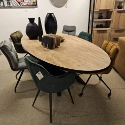 A-Meubel Eettafel Scarlet Ovaal 200cm