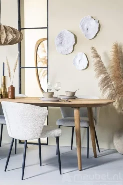 A-Meubel Eettafel Tabassum - 300cm - Naturel - 95600