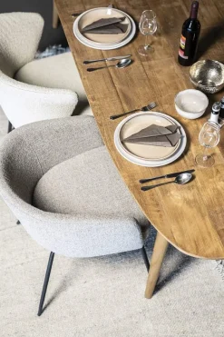 A-Meubel Eettafel Tabassum - 300cm - Naturel - 95600