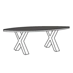 A-Meubel Eettafel TOV-XM Tegelen